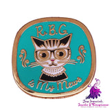 RBG Cat Brooch