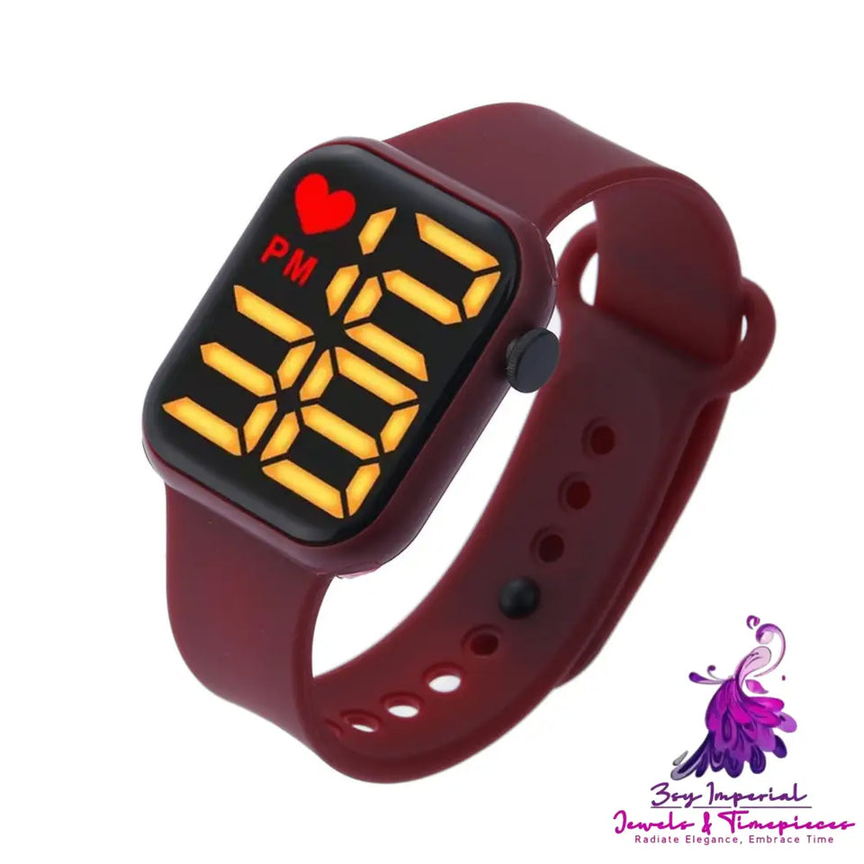 LED Electronic Sports Watch for Students