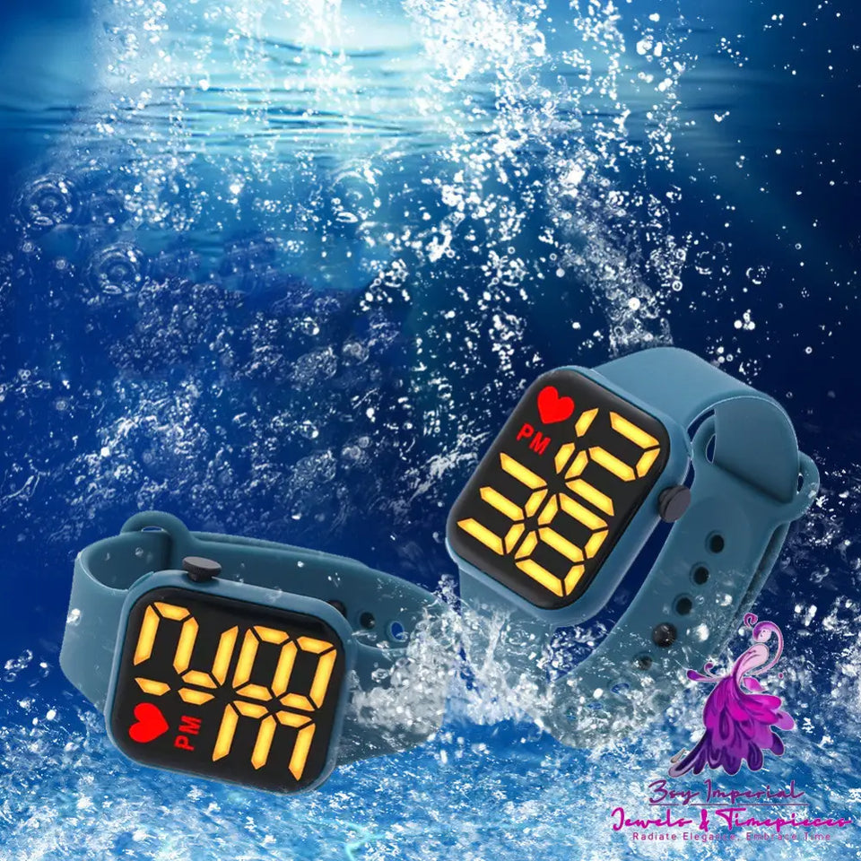 LED Electronic Sports Watch for Students