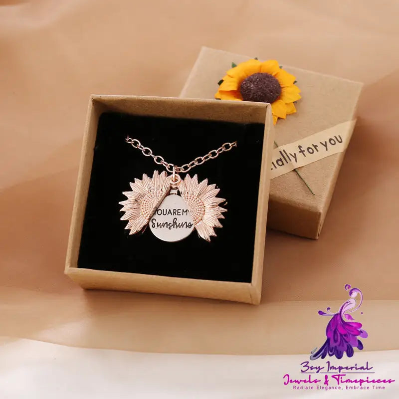 European Sunflower Pendant