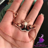 Moth Insect Necklace