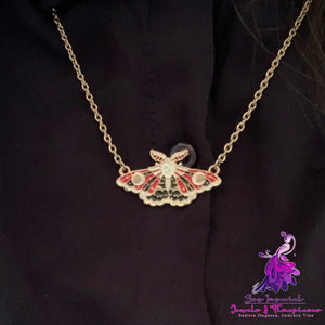 Moth Insect Necklace