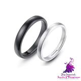 Silver Live Mouth Ring Intertwined Love Couple