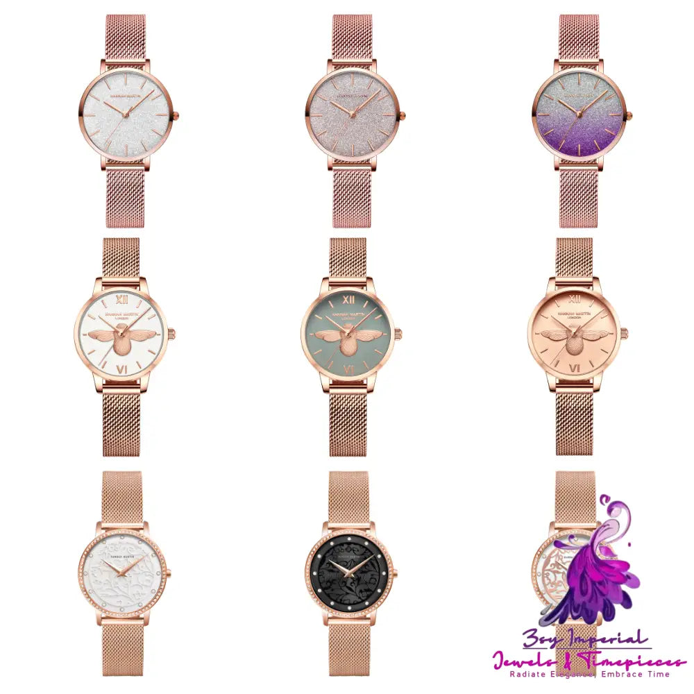 Japanese Movement Ladies Quartz Watch