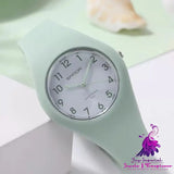 Jelly Color Silicone Simple Watch