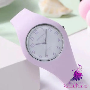 Jelly Color Silicone Simple Watch