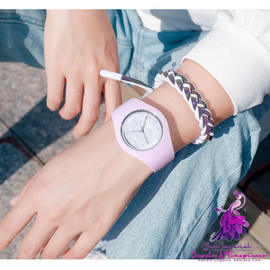 Jelly Color Silicone Simple Watch