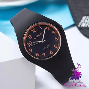 Jelly Color Silicone Simple Watch