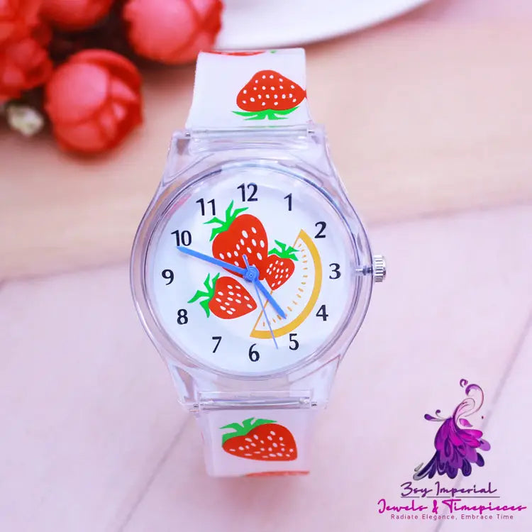 Jelly Transparent Unisex Watch for Kids