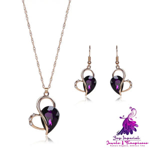 Popular New Jewelry Necklace and Earrings Set