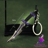 Shadow Secret Sect Weapon Plunder Knife Metal Toy Keychain