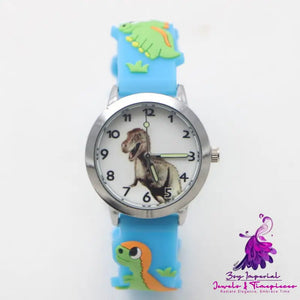 Kids Dinosaur Quartz Waterproof Watch