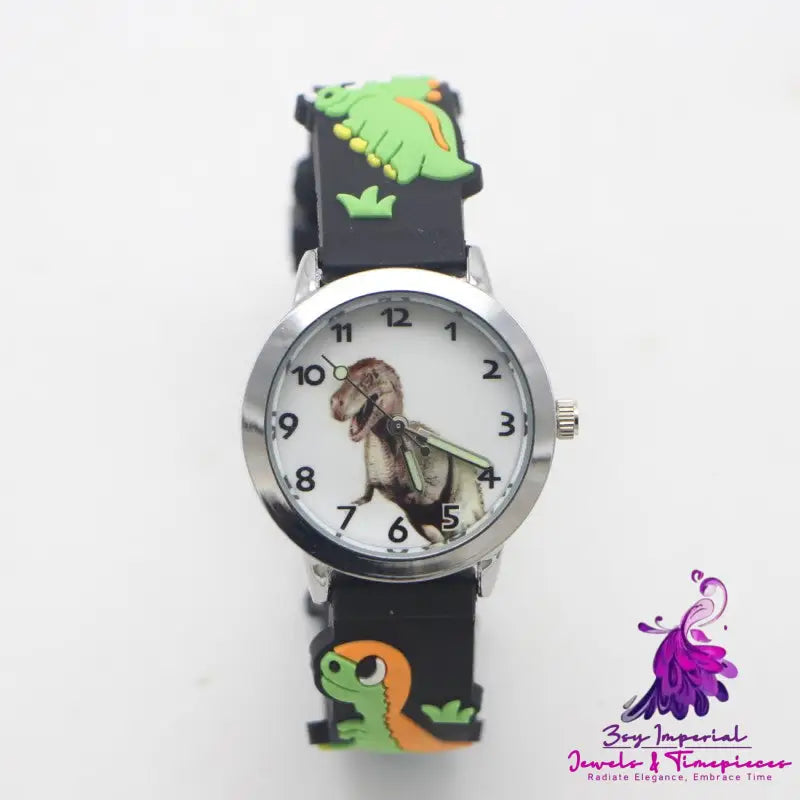 Kids Dinosaur Quartz Waterproof Watch