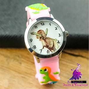 Kids Dinosaur Quartz Waterproof Watch