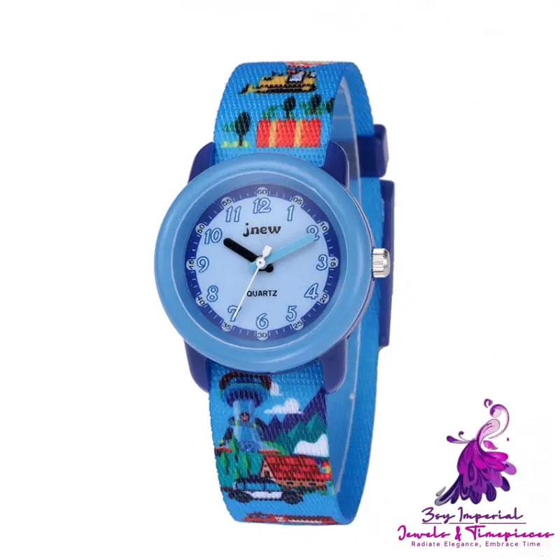 Kids Quartz Watch with Ribbon