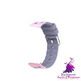 Pink Cartoon Kids Silicone Watch