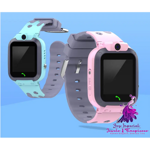 Pink Cartoon Kids Silicone Watch