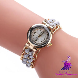 Leisure Knitting Rope Wrist Watch