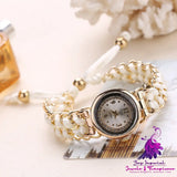 Leisure Knitting Rope Wrist Watch