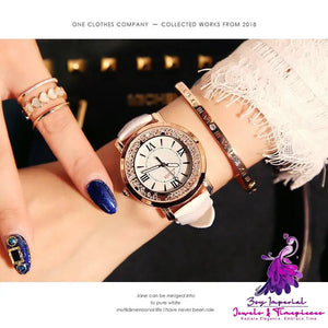 Rhinestone Korean Fashion Women’s Watch