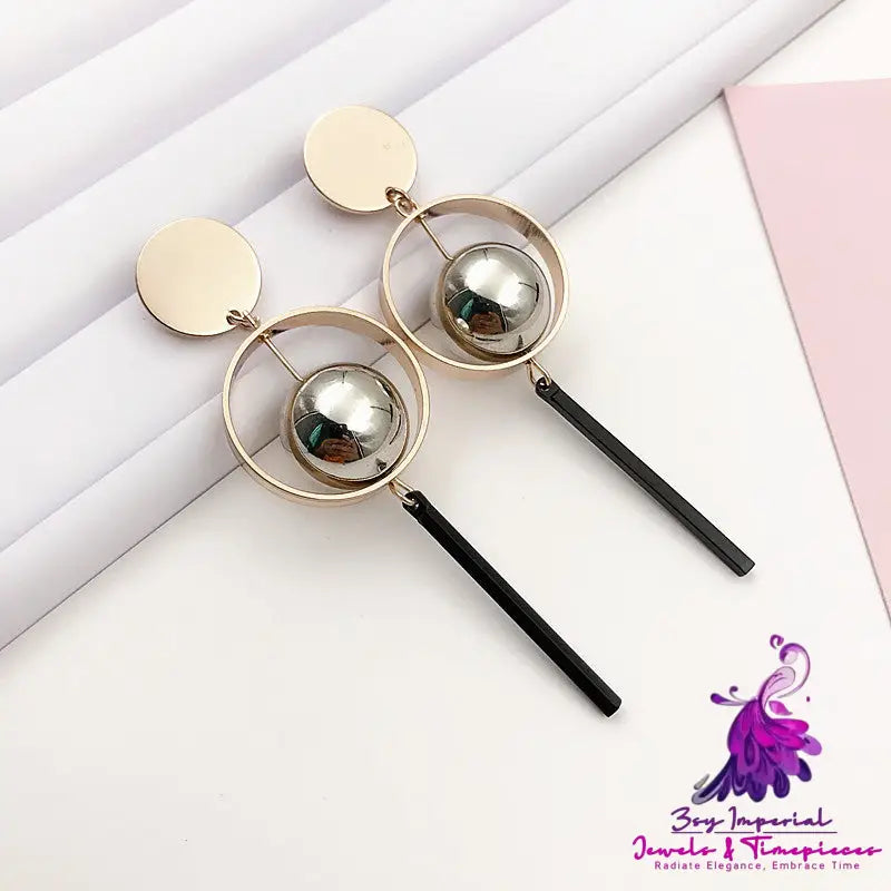 Asymmetric Pearl Flower Earrings with Korean Bow