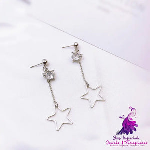 Asymmetric Pearl Flower Earrings with Korean Bow