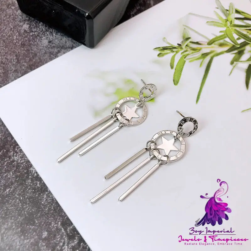 Asymmetric Pearl Flower Earrings with Korean Bow