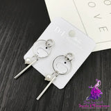 Asymmetric Pearl Flower Earrings with Korean Bow