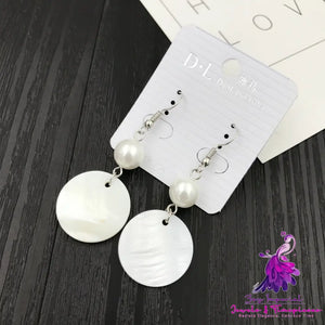 Asymmetric Pearl Flower Earrings with Korean Bow