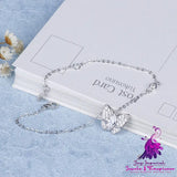 Korean Silver Zircon Bracelet