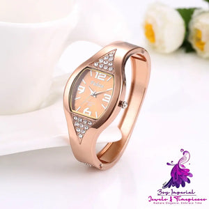 Rose Gold Ladies Bracelet Watch