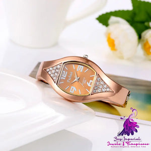 Rose Gold Ladies Bracelet Watch