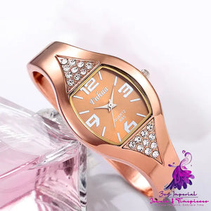 Rose Gold Ladies Bracelet Watch