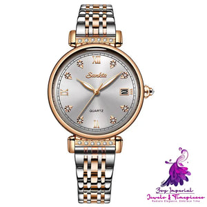 SUNKTA Waterproof Ladies Quartz Watch