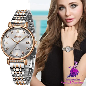 SUNKTA Waterproof Ladies Quartz Watch