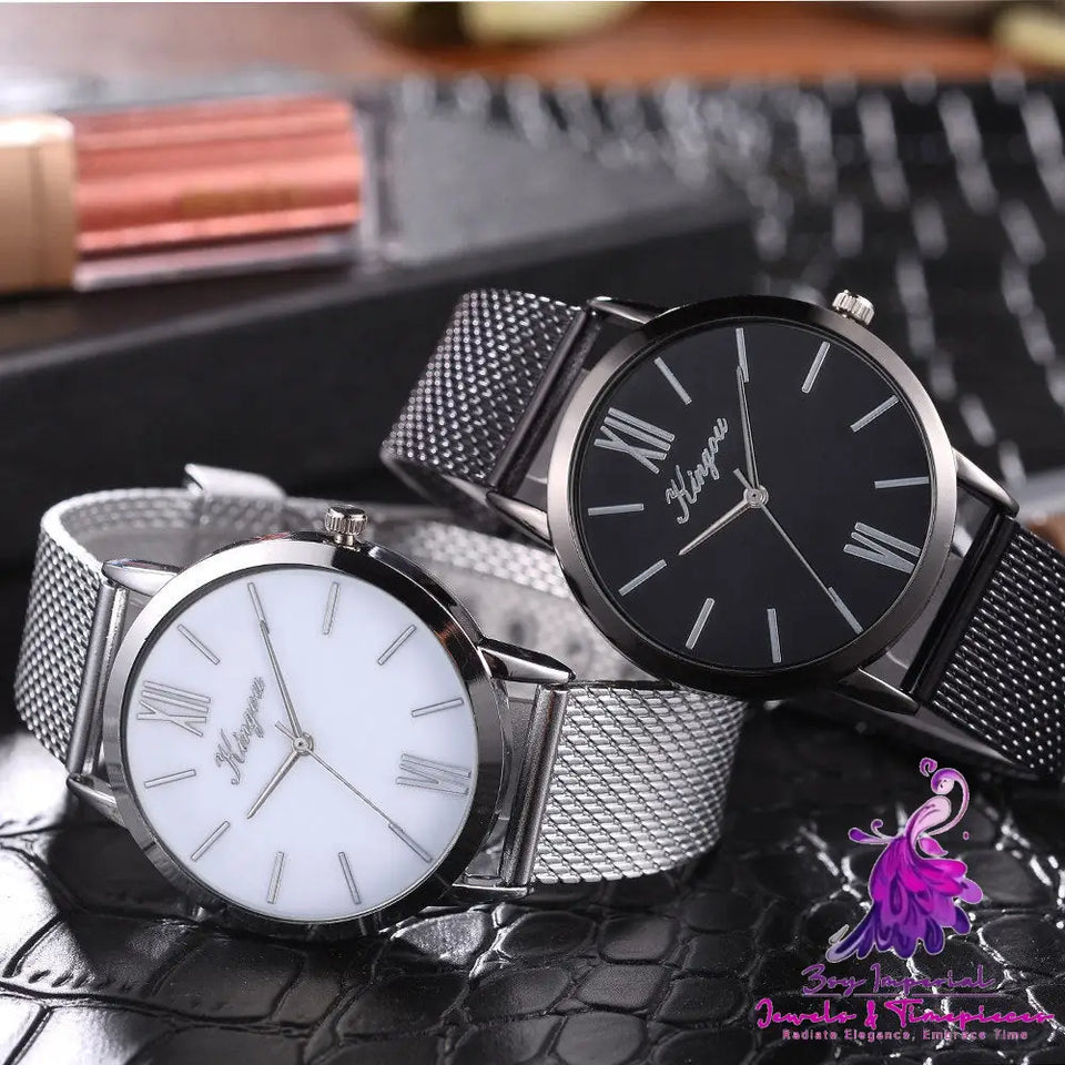 Simple Mesh Strap Ladies Watch