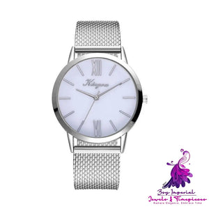 Simple Mesh Strap Ladies Watch