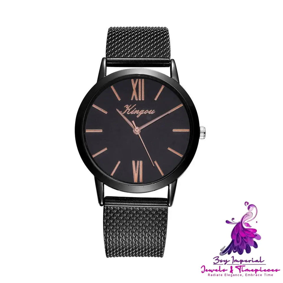 Simple Mesh Strap Ladies Watch