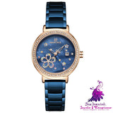 Steel Band Ladies Quartz Watch