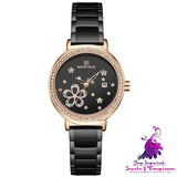 Steel Band Ladies Quartz Watch