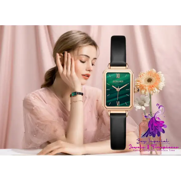 Malachite Green Retro Ladies’ Watch