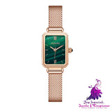 Malachite Green Retro Ladies’ Watch