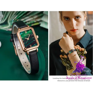 Malachite Green Retro Ladies’ Watch