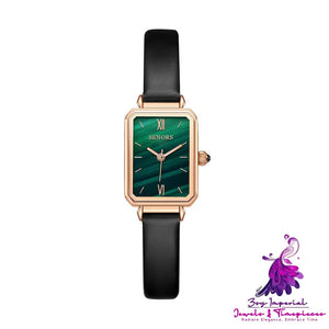 Malachite Green Retro Ladies’ Watch