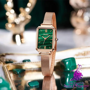 Malachite Green Retro Ladies’ Watch