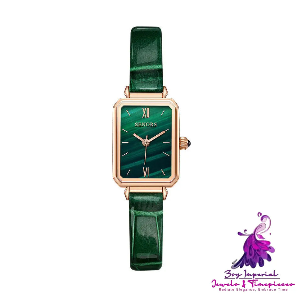 Malachite Green Retro Ladies’ Watch