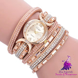 Casual Rhinestone Ladies Watch