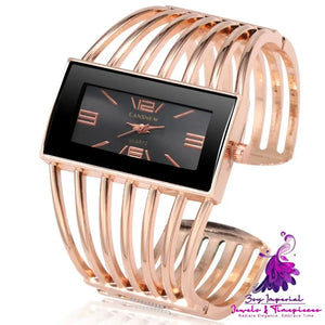 CANSNOW Rose Gold Bangle Women’s Watch