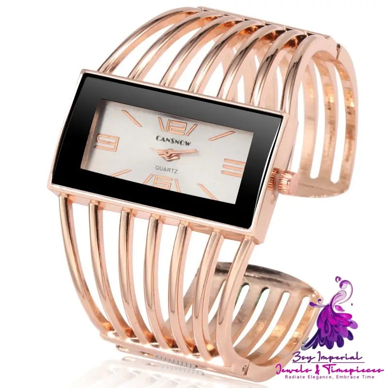 CANSNOW Rose Gold Bangle Women’s Watch