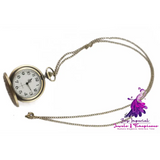 Big Pocket Quartz Watch Necklace